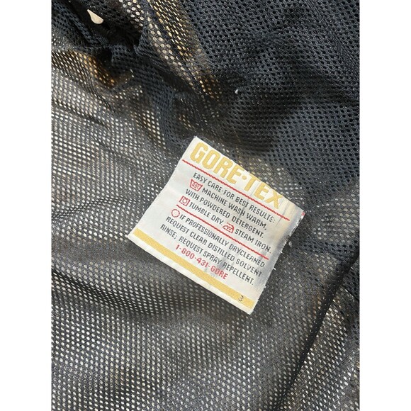 Vintage Moonstone Gore-Tex Jacket Mens M Blue  Ripstop 2 Way Zip Vented Hooded - Picture 8 of 15